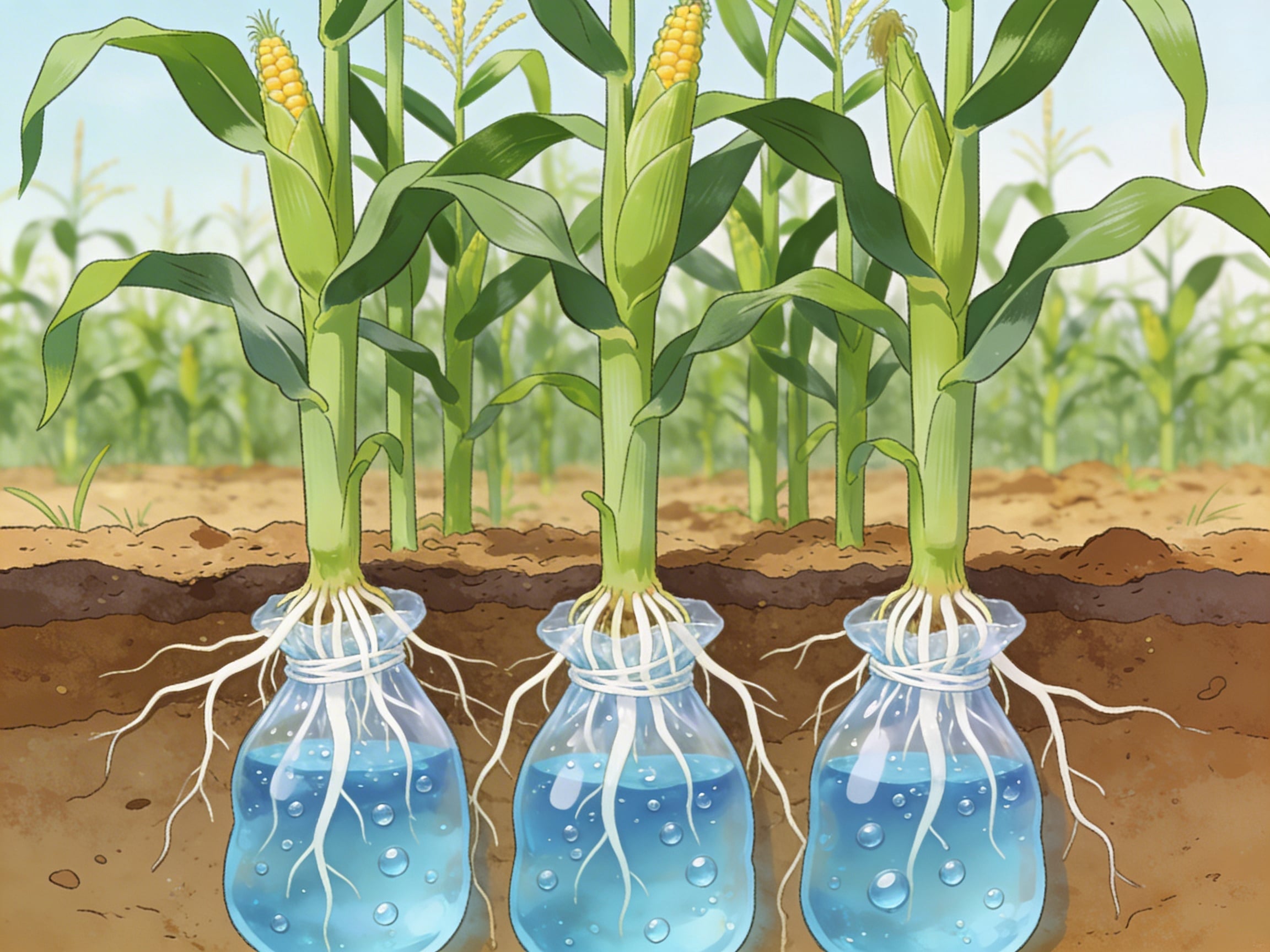 Vízraktározó talajkondicionáló granulátum aszálykár ellen