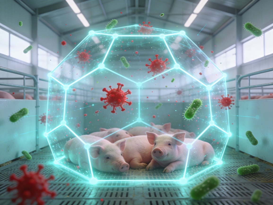 Folyamatos, 24/7 vegyszermentes felületsterilizálás istállókban